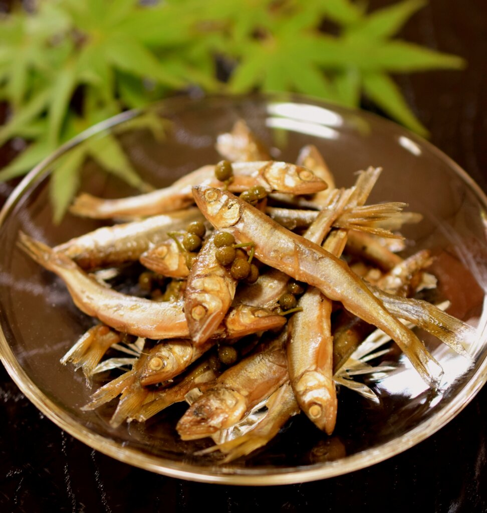 小鮎の佃煮は実山椒