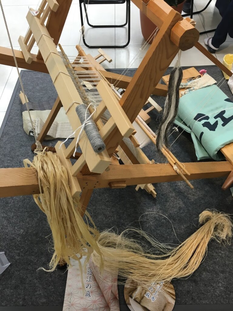 近江上布の織り機