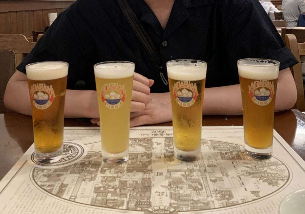 浪漫ビールテイスティング