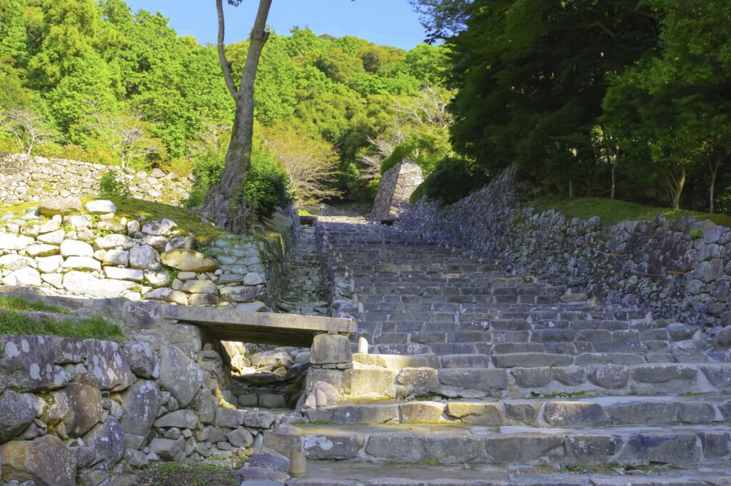 安土城の大手道